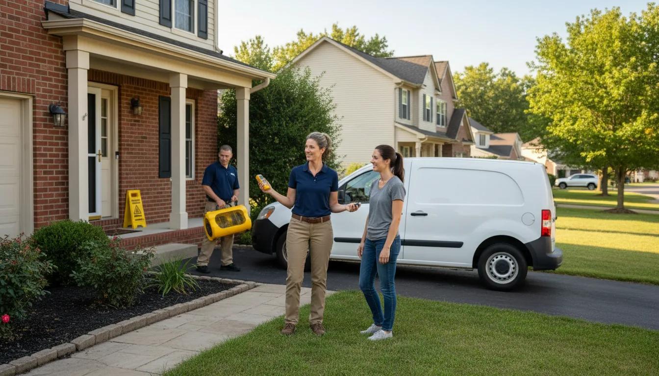 Water restoration image for Dehumidification And Cleanup Services in Idlewild, MI